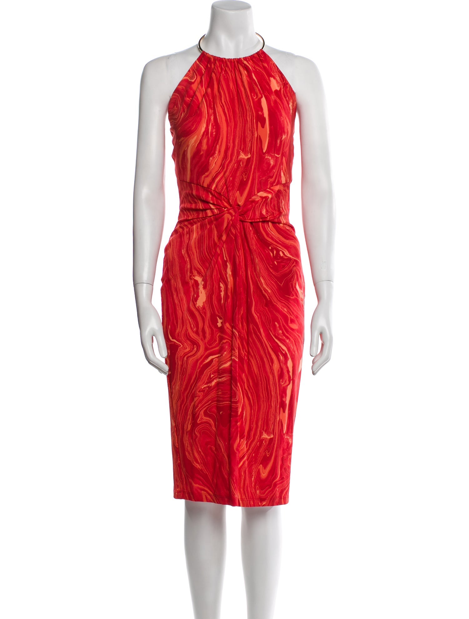 Michael Kors Halterneck Knee-Length Dress