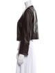 Michael Kors Collection Leather Biker Jacket