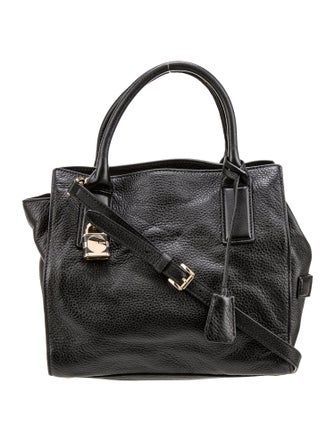 Michael Kors Leather Top Handle Bag