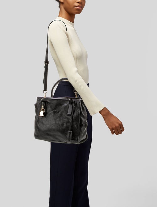 Michael Kors Leather Top Handle Bag