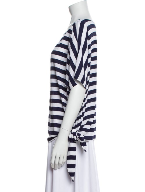 Michael Kors Striped Bateau Neckline Sweater