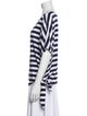 Michael Kors Striped Bateau Neckline Sweater