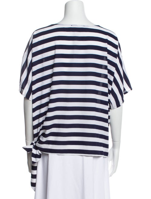 Michael Kors Striped Bateau Neckline Sweater