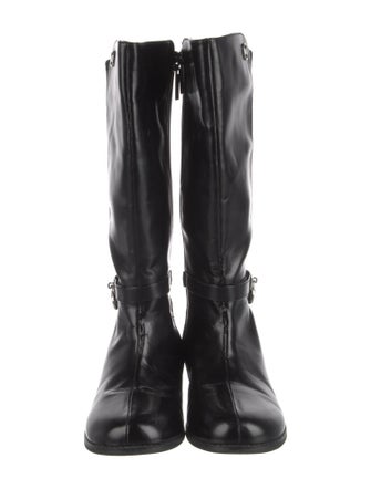 Michael Kors Leather Riding Boots