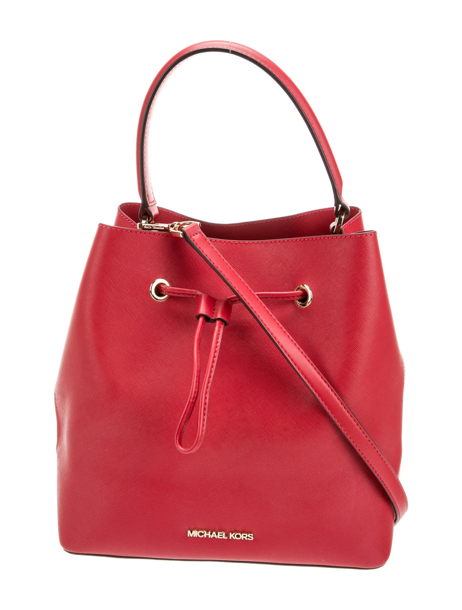 Michael Kors Saffiano Leather Top Handle Bag