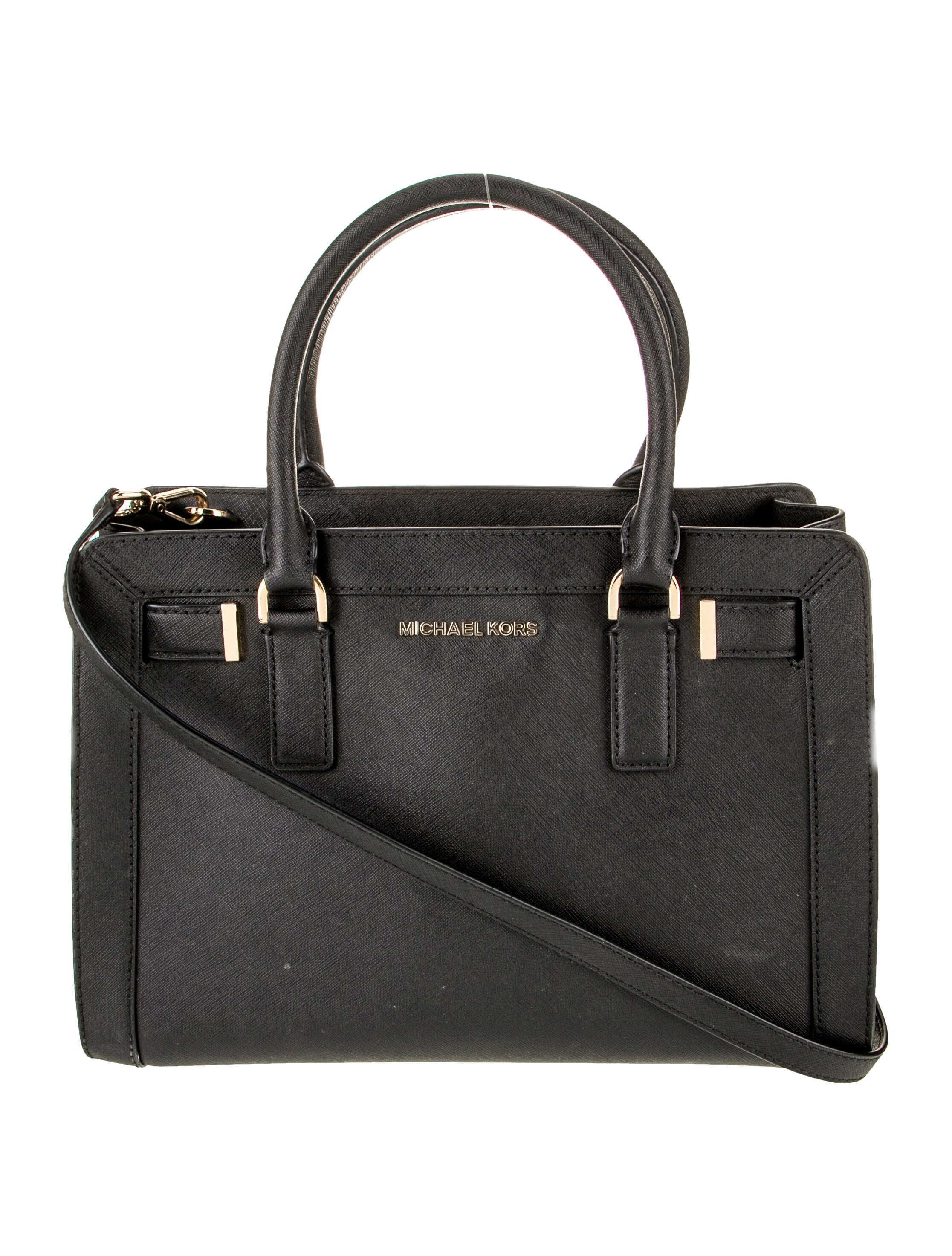 Michael Kors Saffiano Leather Top Handle Bag