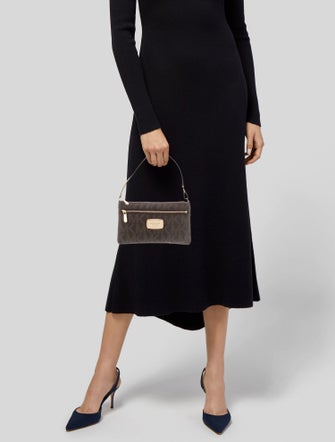 Michael Michael Kors Canvas Shoulder Bag