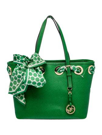 Michael Kors Saffiano Leather Top Handle Bag