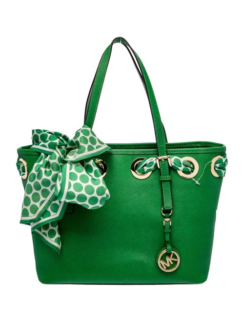 Michael Kors Saffiano Leather Top Handle Bag