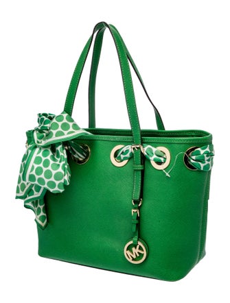 Michael Kors Saffiano Leather Top Handle Bag