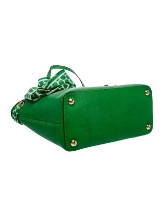 Michael Kors Saffiano Leather Top Handle Bag