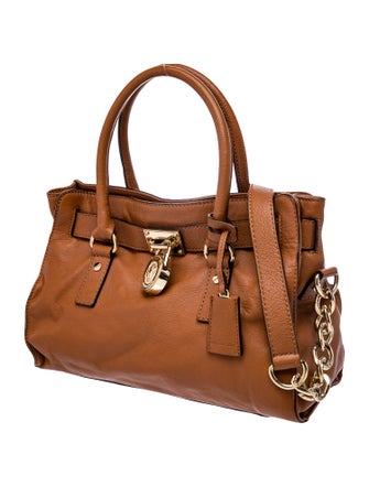 Michael Michael Kors Leather Top Handle Bag