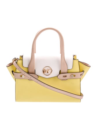 Michael Kors Saffiano Leather Top Handle Bag