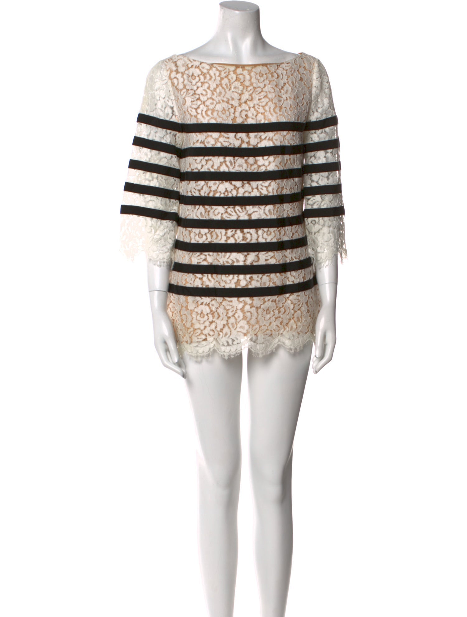 Michael Kors Collection Striped Mini Dress