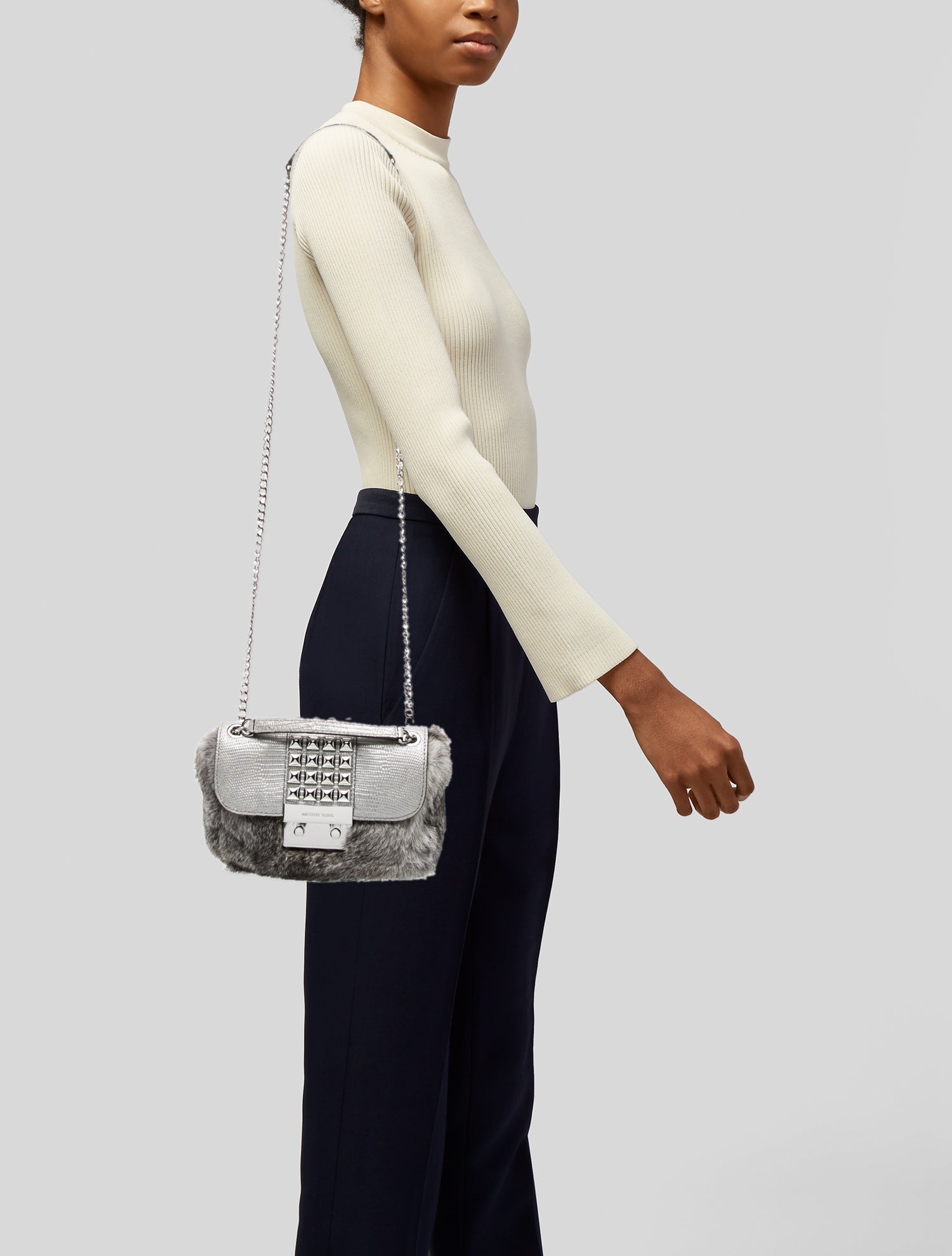 Michael Kors Fur Shoulder Bag