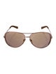 Michael Kors Aviator Tinted Sunglasses