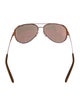 Michael Kors Aviator Tinted Sunglasses