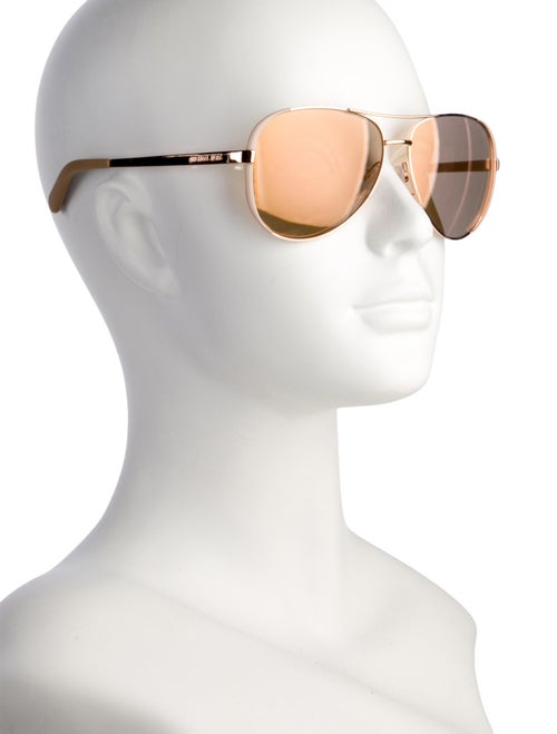 Michael Kors Aviator Tinted Sunglasses