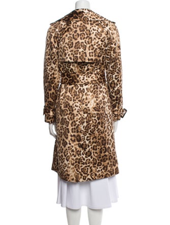 Michael Kors Animal Print Trench Coat