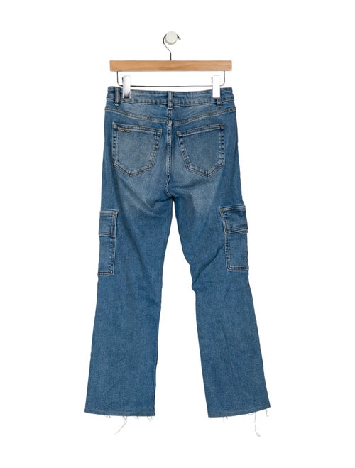 Michael Kors Mid-Rise Straight Leg Jeans
