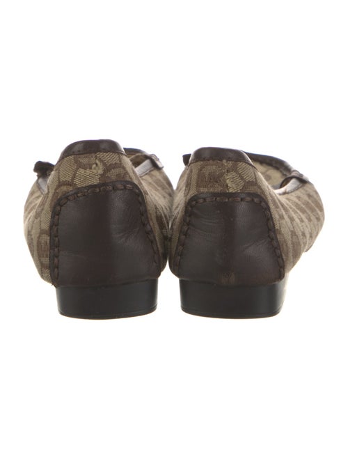 Michael Kors Signature Logo Canvas Loafers