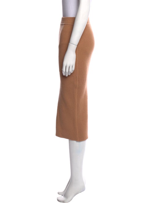 Michael Kors Collection Cashmere Midi Length Skirt