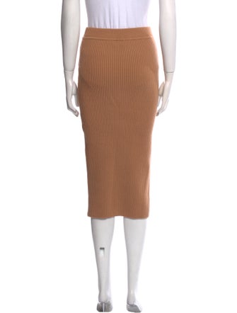 Michael Kors Collection Cashmere Midi Length Skirt