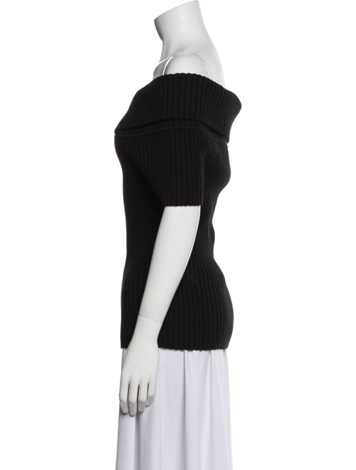 Michael Kors Merino Wool Off-The-Shoulder Top