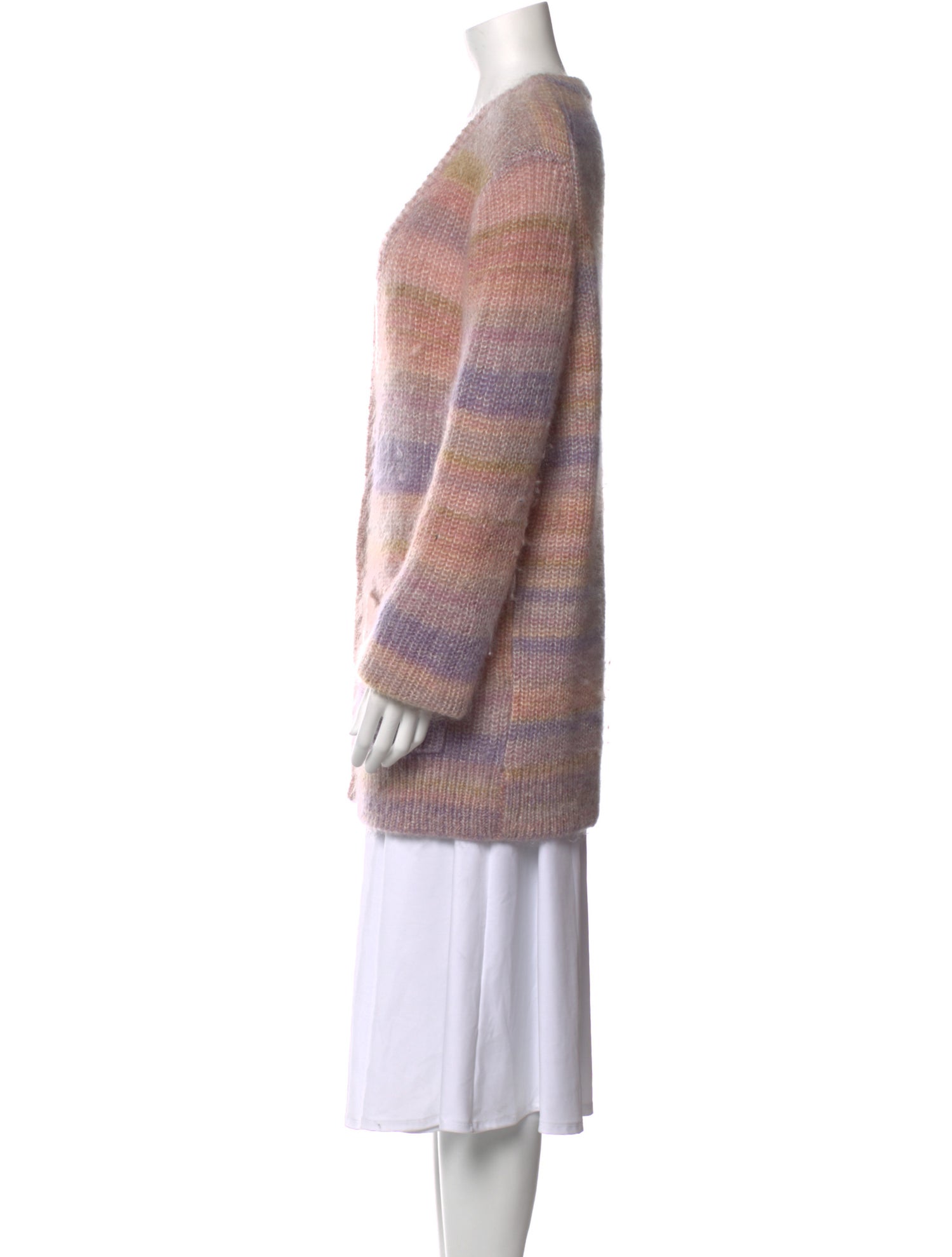 Michael Kors Mohair Striped Sweater