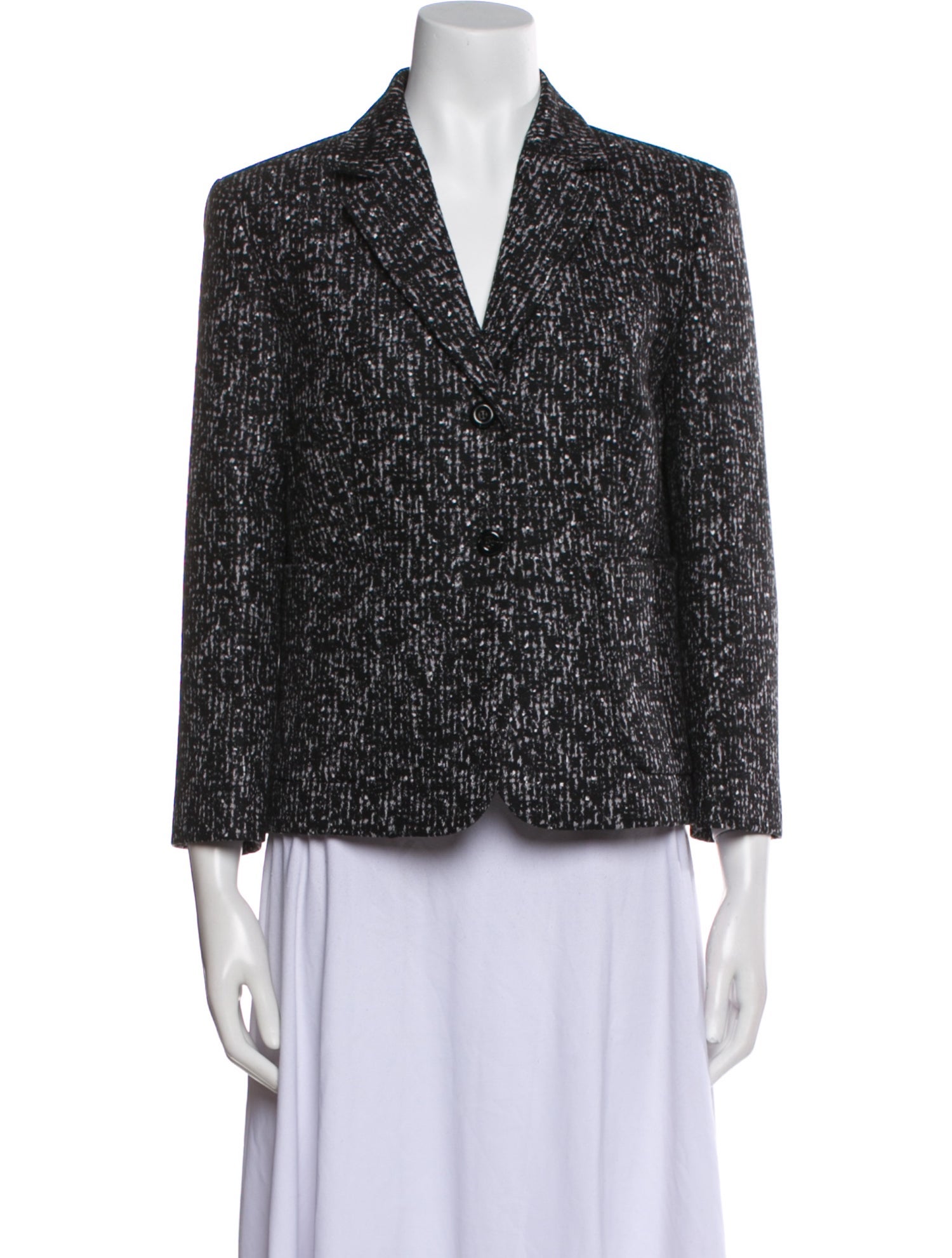 Michael Kors Virgin Wool Printed Blazer w/ Tags