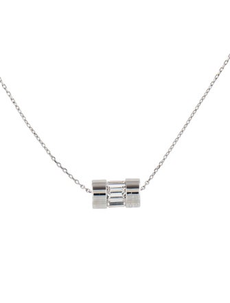 Michael Kors Crystal Barrel Pendant Necklace