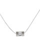Michael Kors Crystal Barrel Pendant Necklace