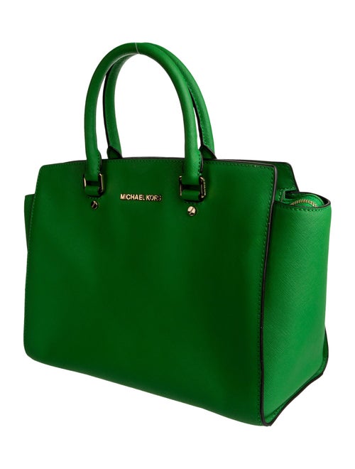 Michael Kors Saffiano Leather Top Handle Bag