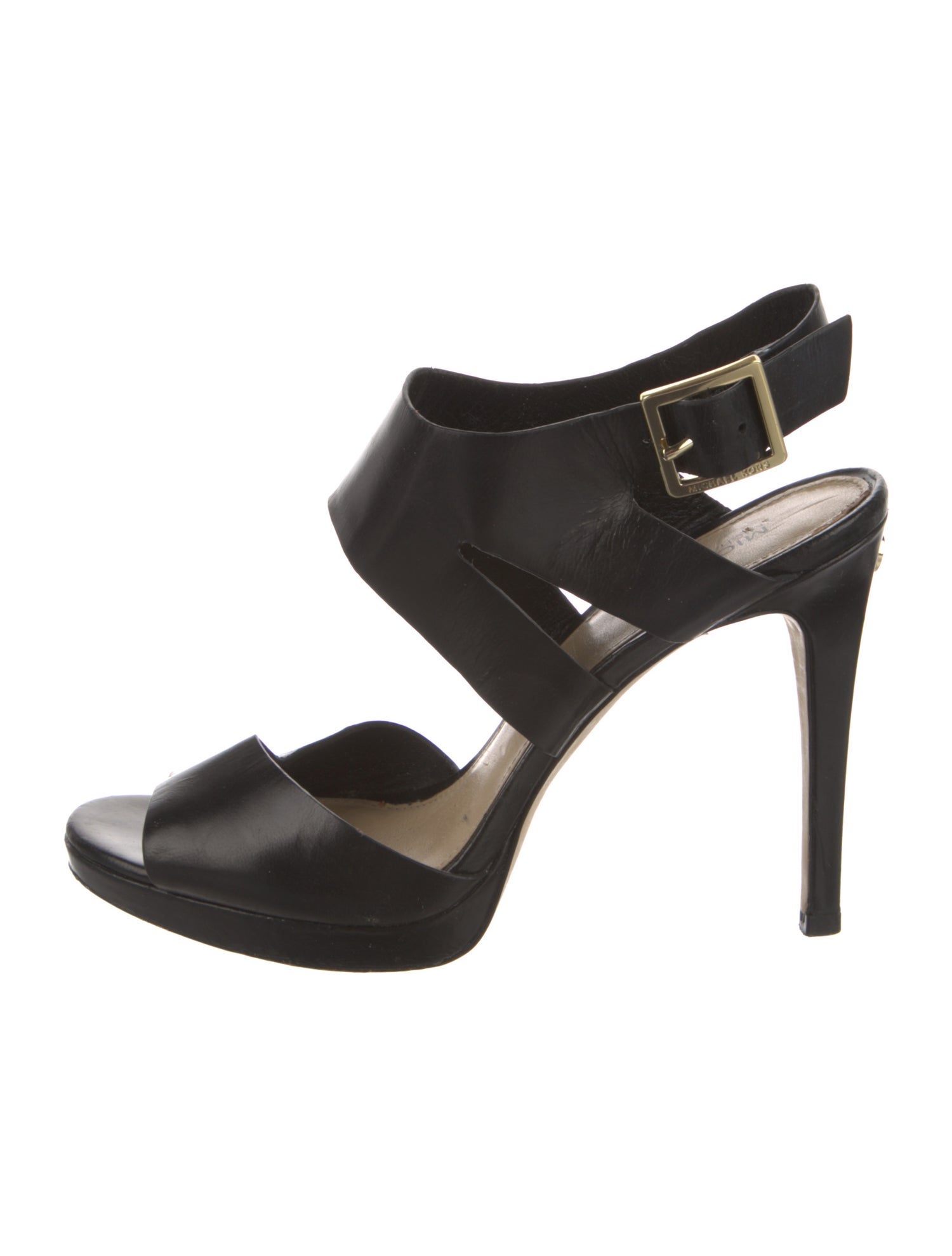 Michael Kors Leather Slingback Sandals