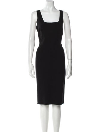 Michael Kors Square Neckline Knee-Length Dress
