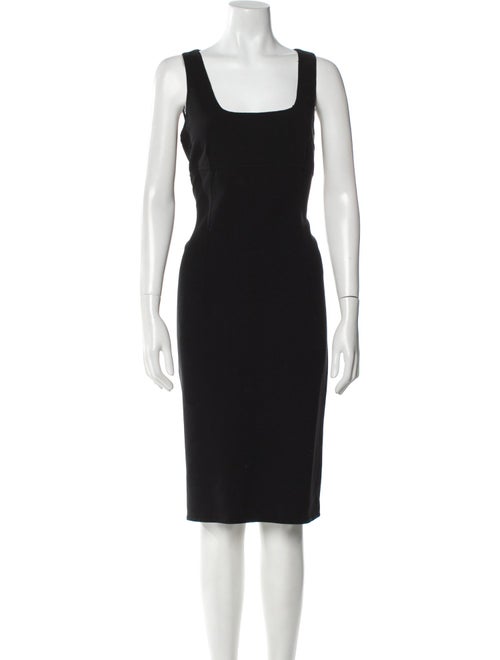 Michael Kors Square Neckline Knee-Length Dress