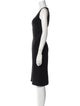 Michael Kors Square Neckline Knee-Length Dress