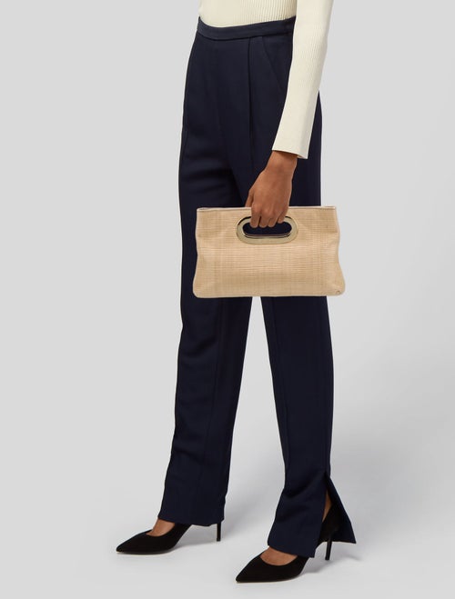 Michael Kors Raffia Top Handle Bag