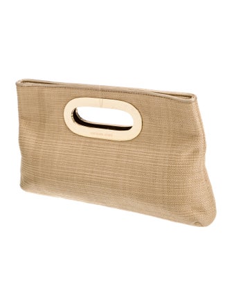 Michael Kors Raffia Top Handle Bag