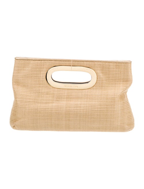 Michael Kors Raffia Top Handle Bag