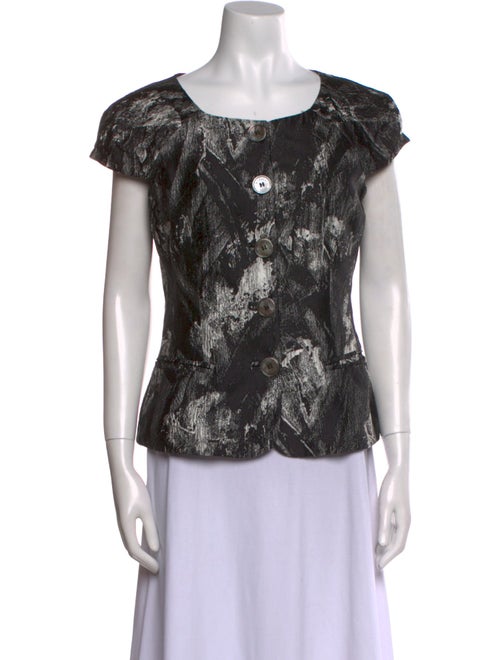 Michael Kors Silk Printed Top