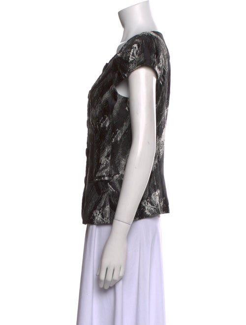 Michael Kors Silk Printed Top