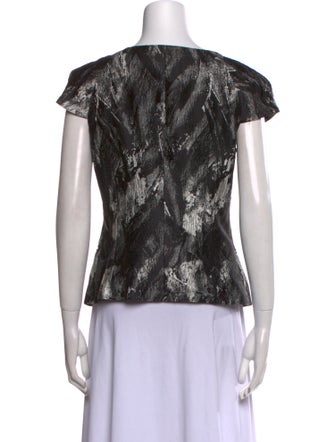 Michael Kors Silk Printed Top