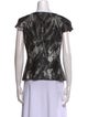 Michael Kors Silk Printed Top