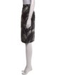 Michael Kors Printed Knee-Length Skirt