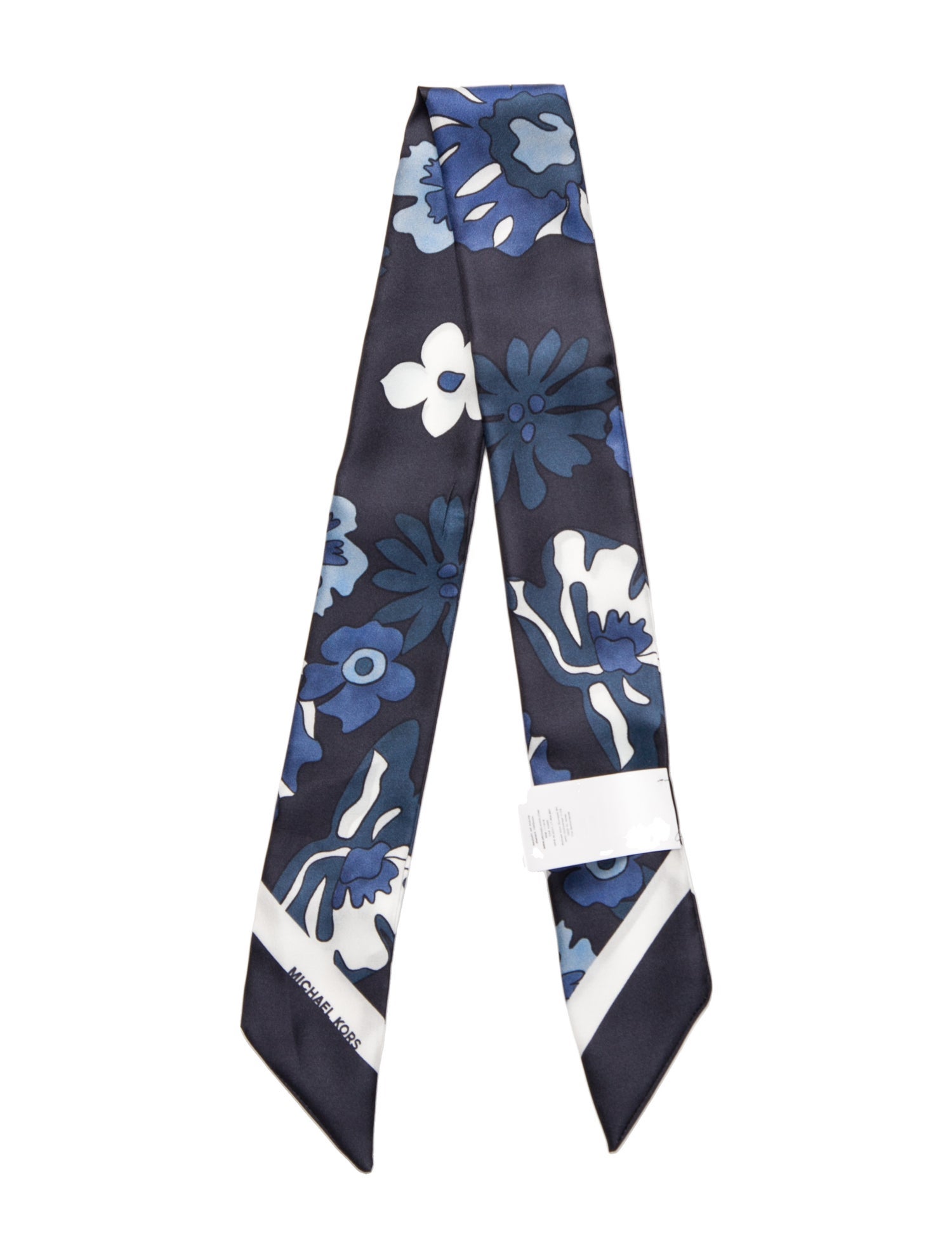 Michael Kors Silk Floral Print Scarf