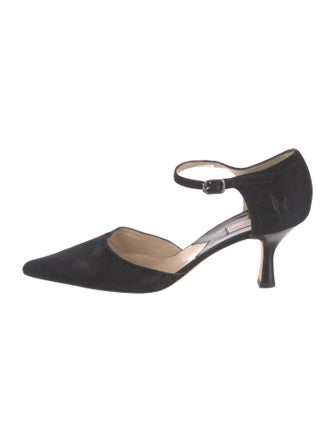 Michael Kors Suede Lasercut Accents D'Orsay Pumps