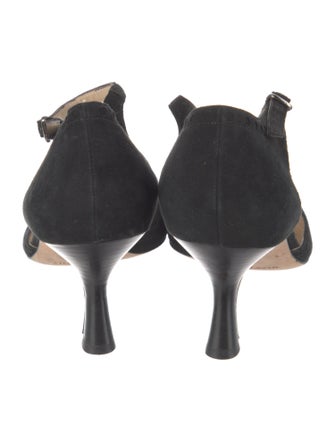 Michael Kors Suede Lasercut Accents D'Orsay Pumps