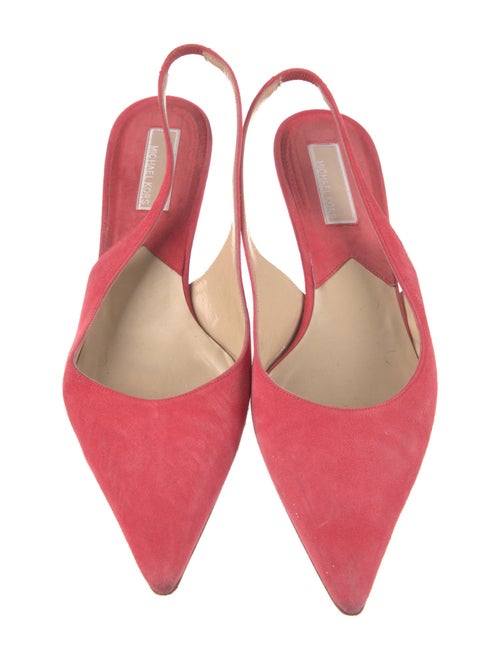 Michael Kors Suede Slingback Pumps