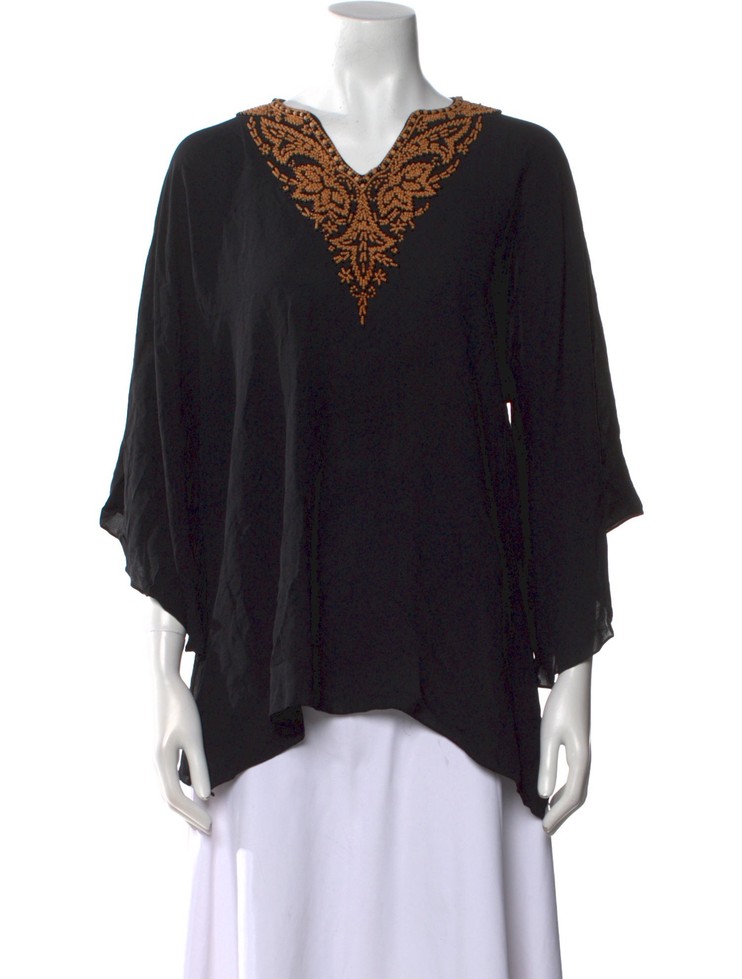 Michael Kors Silk Graphic Print Blouse w/ Tags